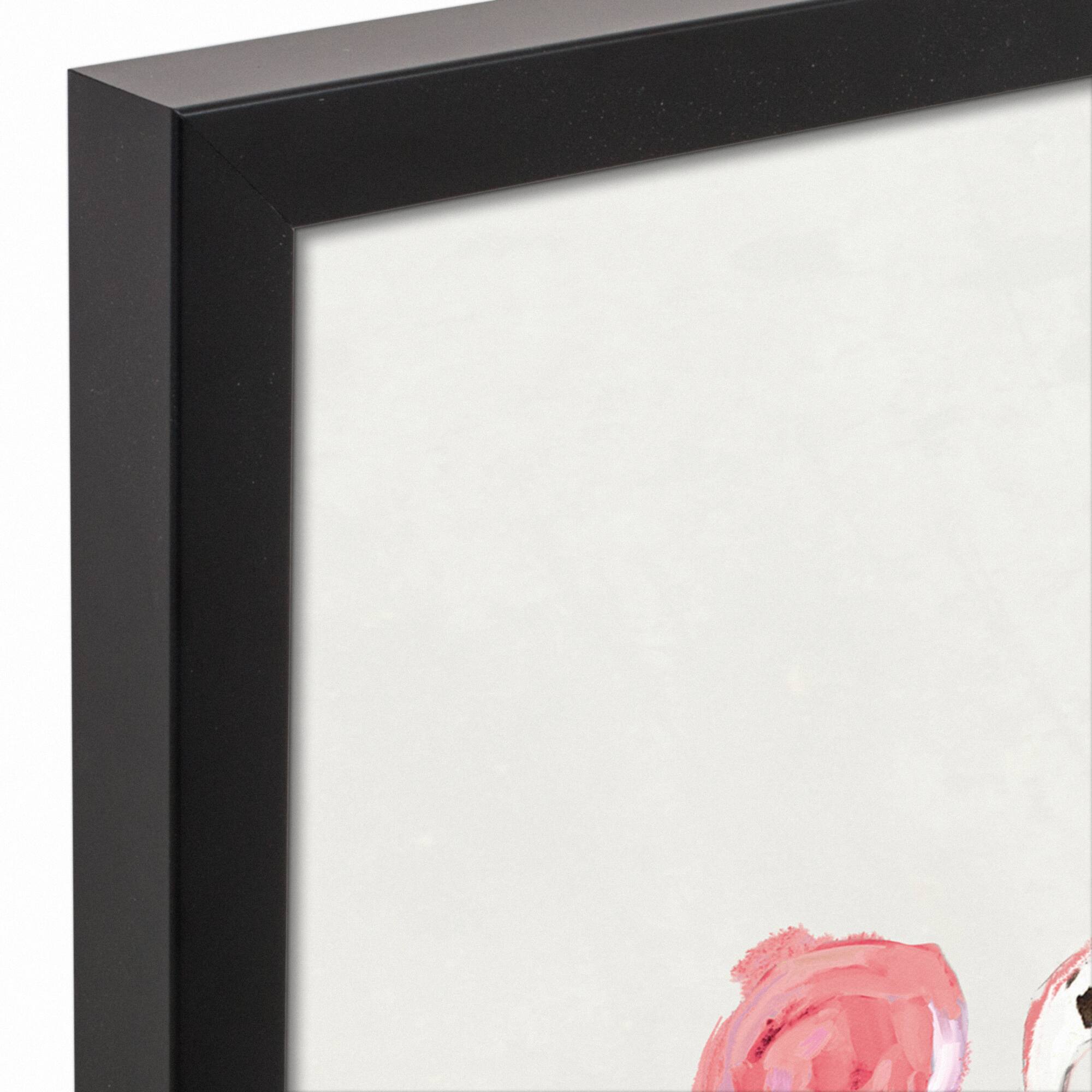 Dalmatian on Books 16" x 20" Black Framed Canvas - Set of 2